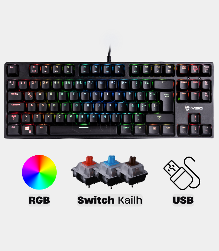 Teclado Mecánico VSG Alnitak RGB Negro