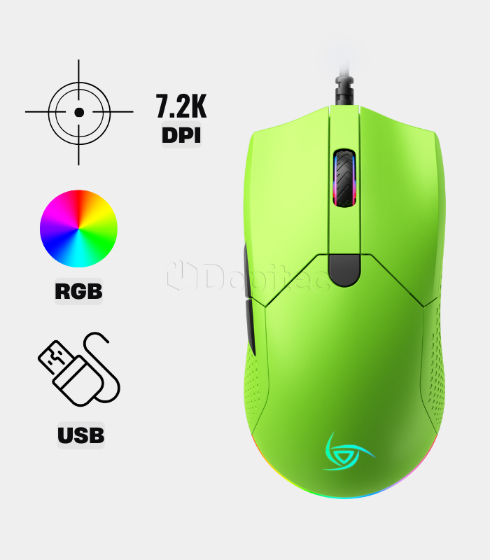 Mouse VSG Aurora RGB 7,200 DPI Verde