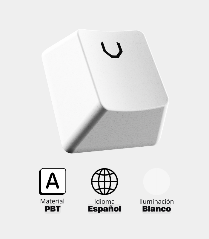 Keycaps  VSG Stardust Español Blanco (Stellar)