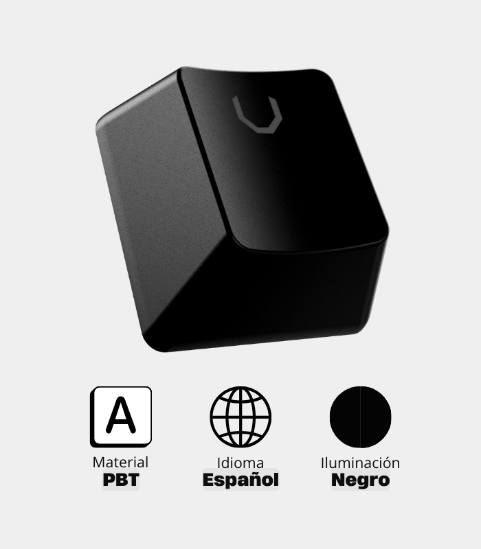 Keycaps VSG Stardust Español Negro (Meteor)