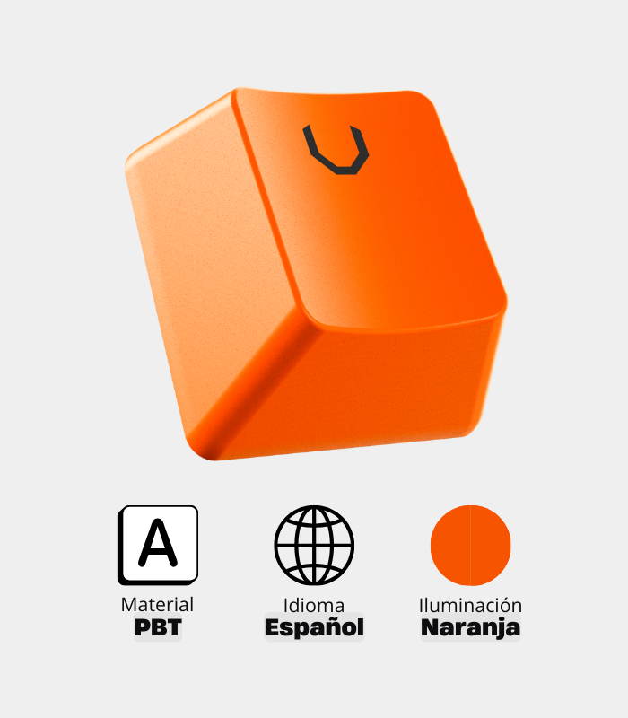 Keycaps VSG Stardust Español Naranja (Saturn)