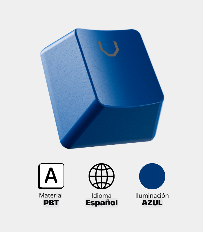 Keycaps VSG Stardust Español Azul (Kepler)