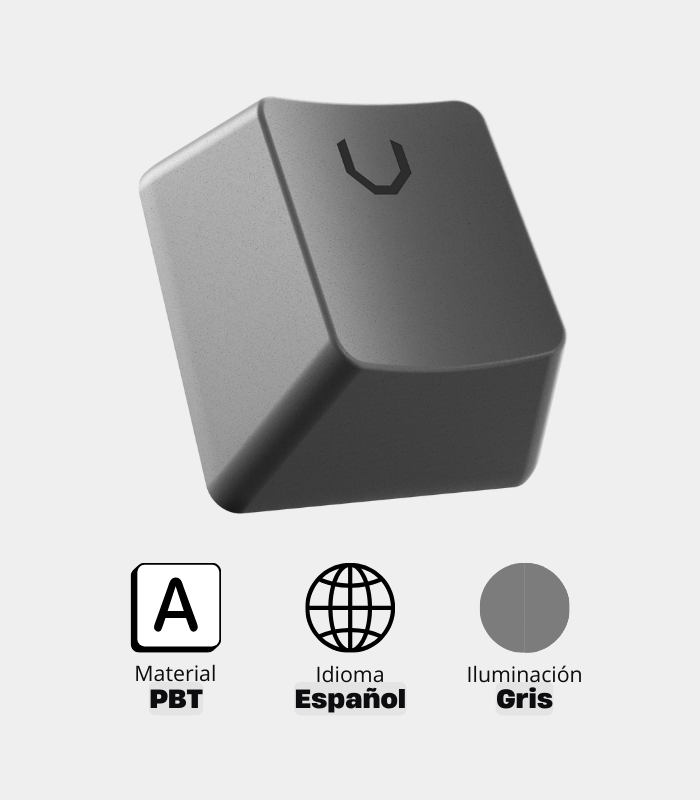 Keycaps VSG Stardust Español Gris (Neutron)