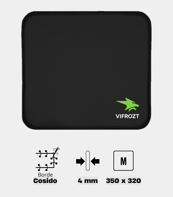 Mousepad Vifrozt Valhala M 350 x 320 x 4 mm